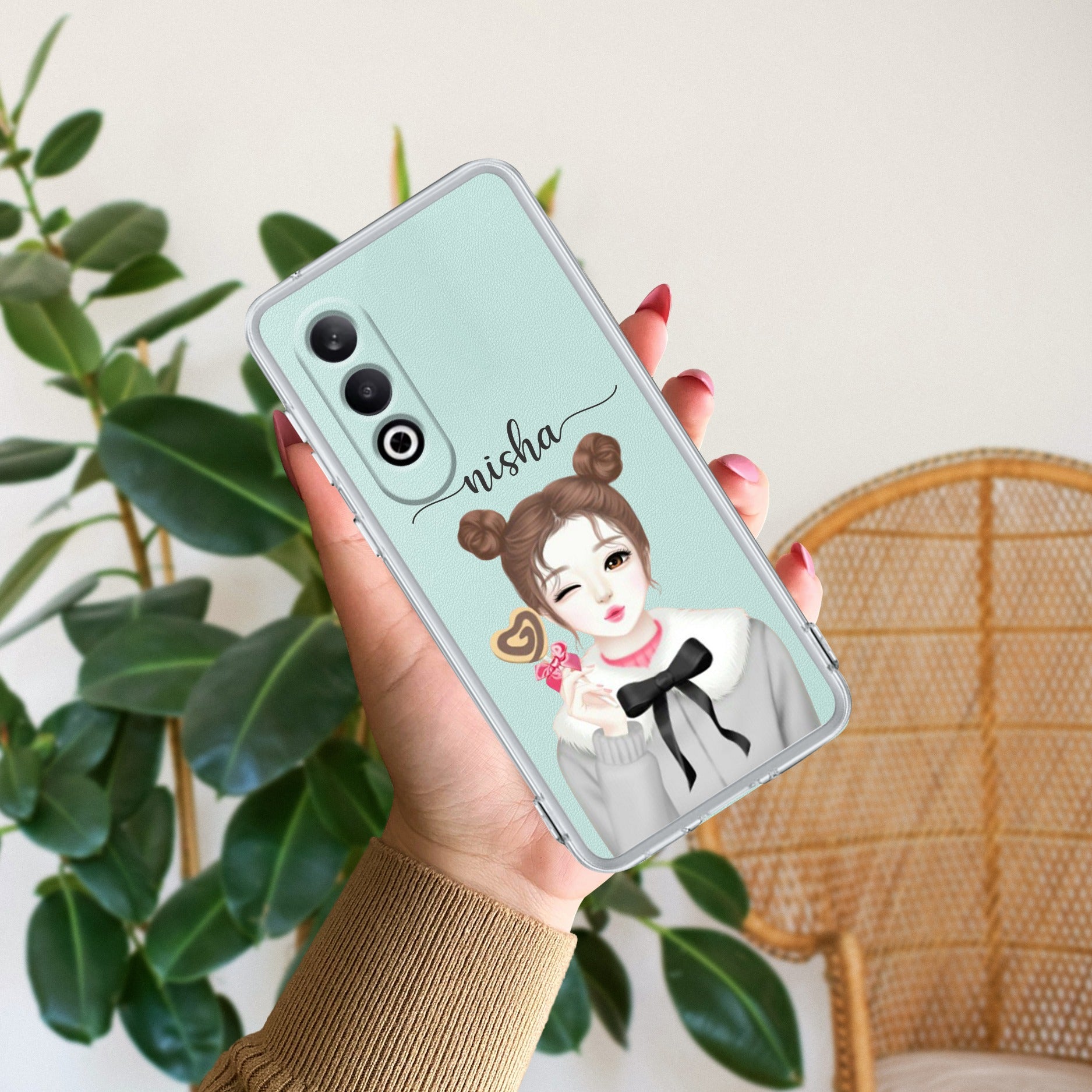 Candy Wink Customize Anti Yellow Case For OnePlus Nord CE 4 5G