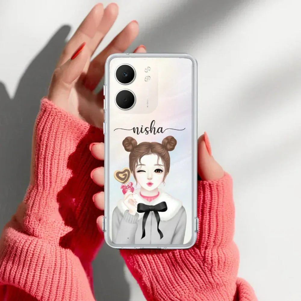 Candy Wink Customize Anti Yellow Case For Oppo A5X 5G