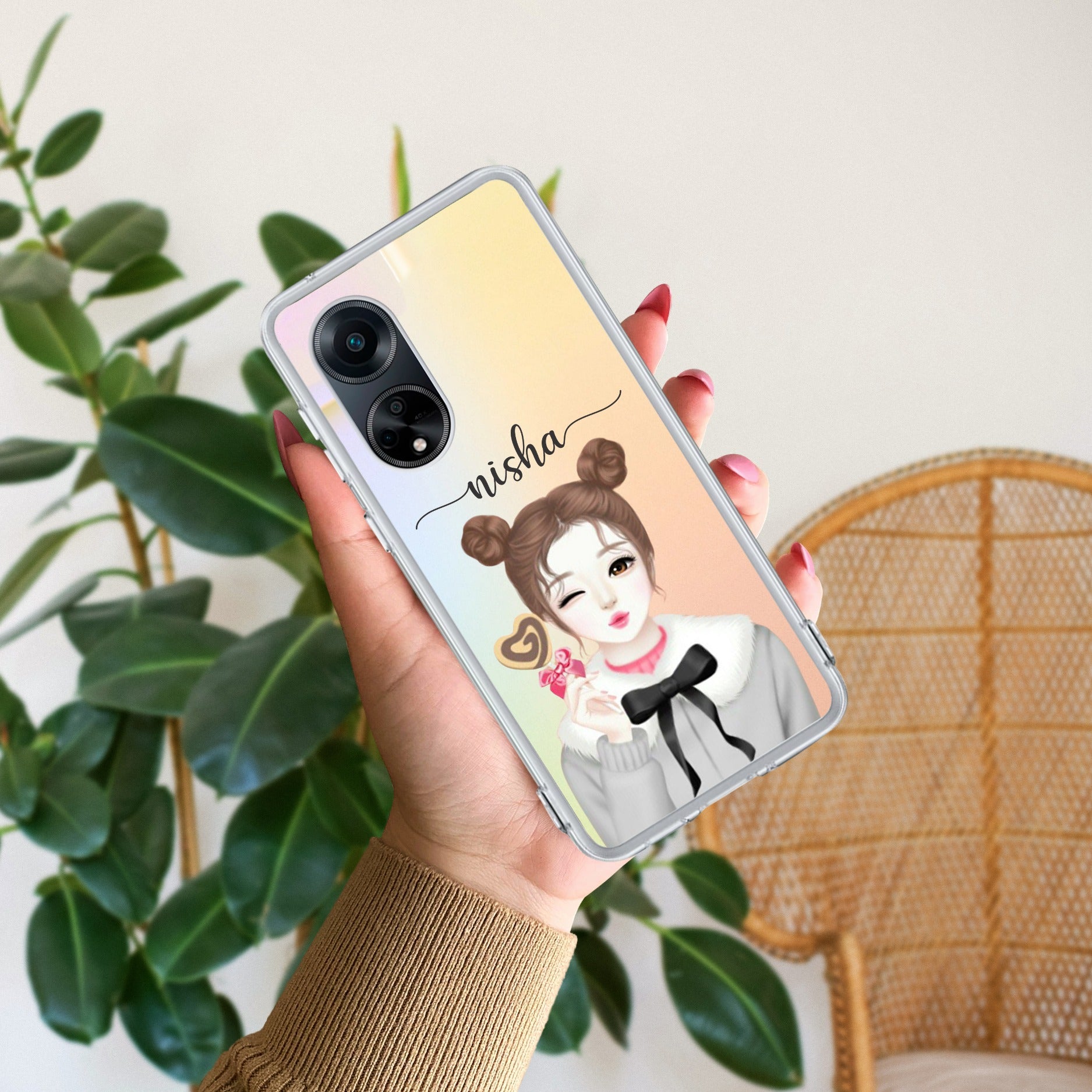 Candy Wink Customize Anti Yellow Case For Oppo F23 5G