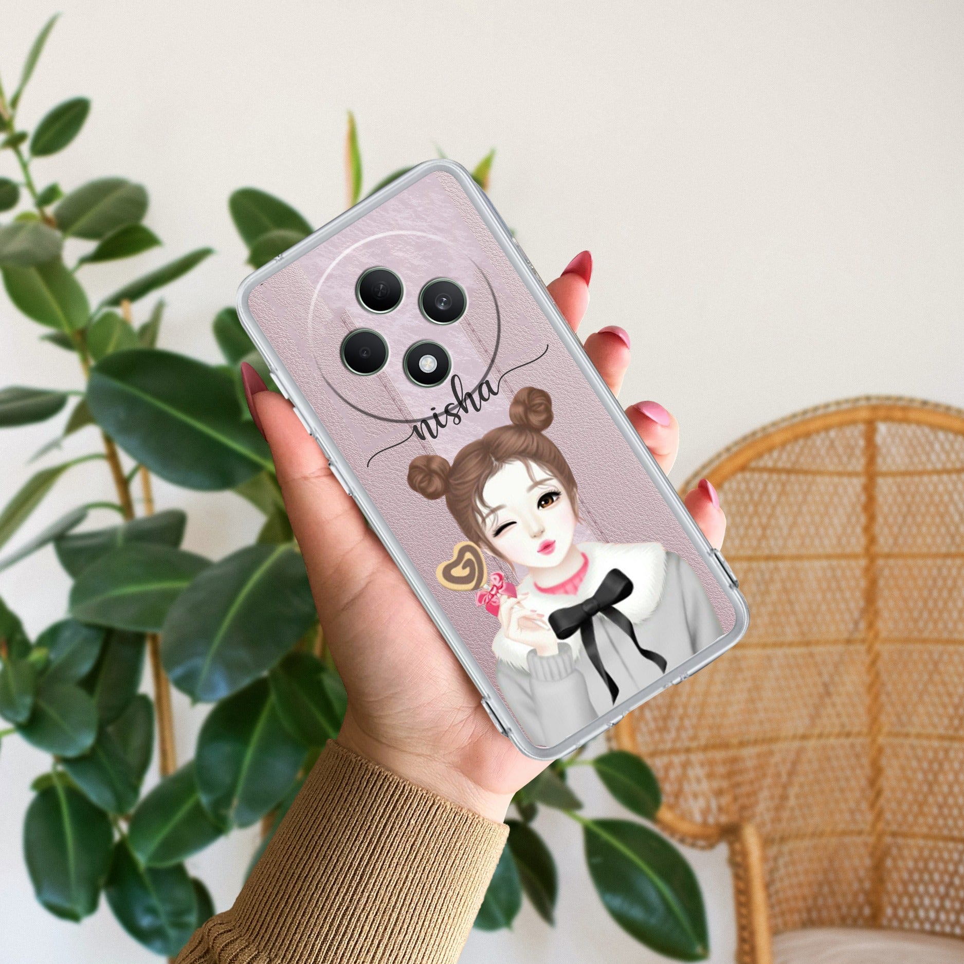 Candy Wink Customize Anti Yellow Case For Oppo F27 Pro Plus 5G