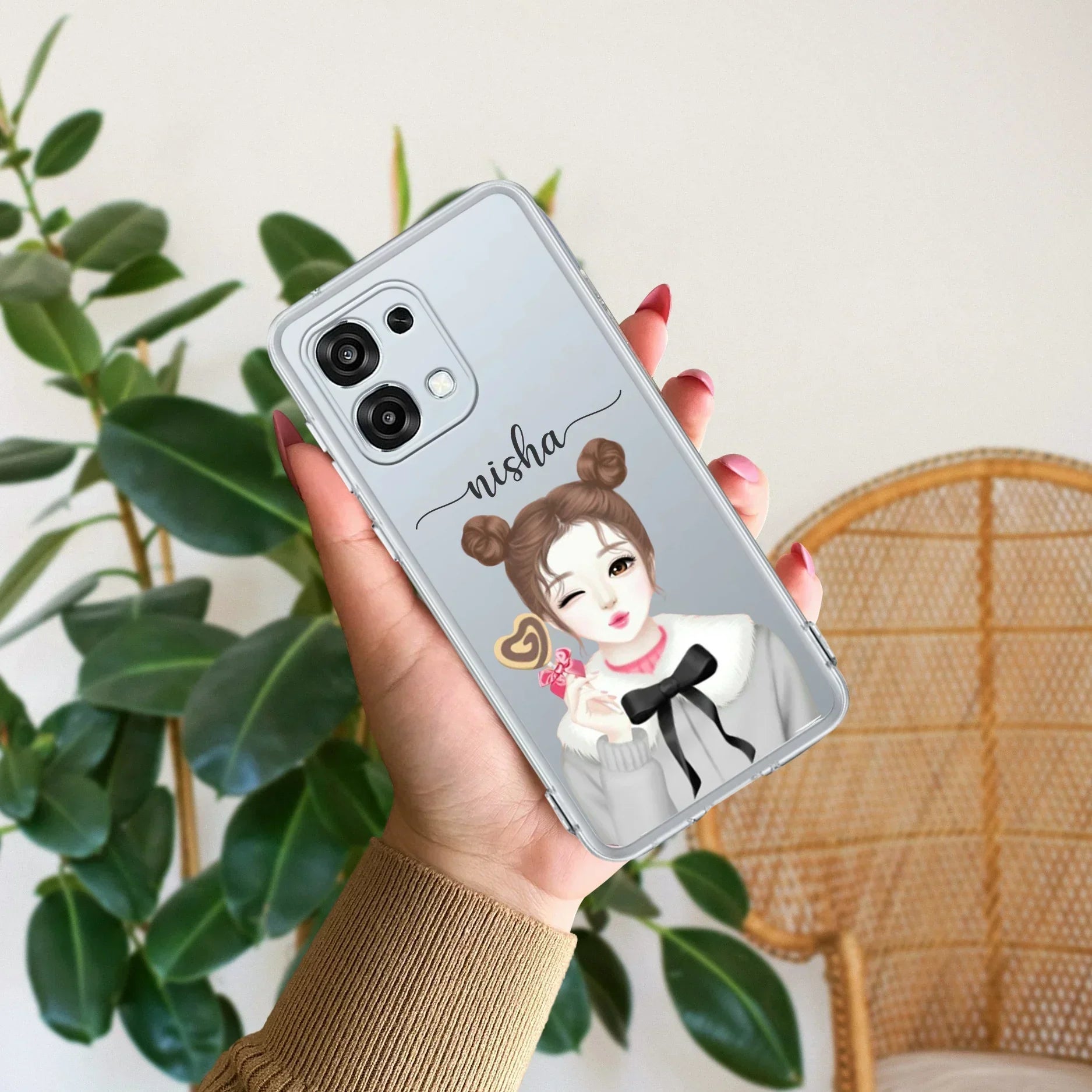 Candy Wink Customize Anti Yellow Case For Oppo F31 5G