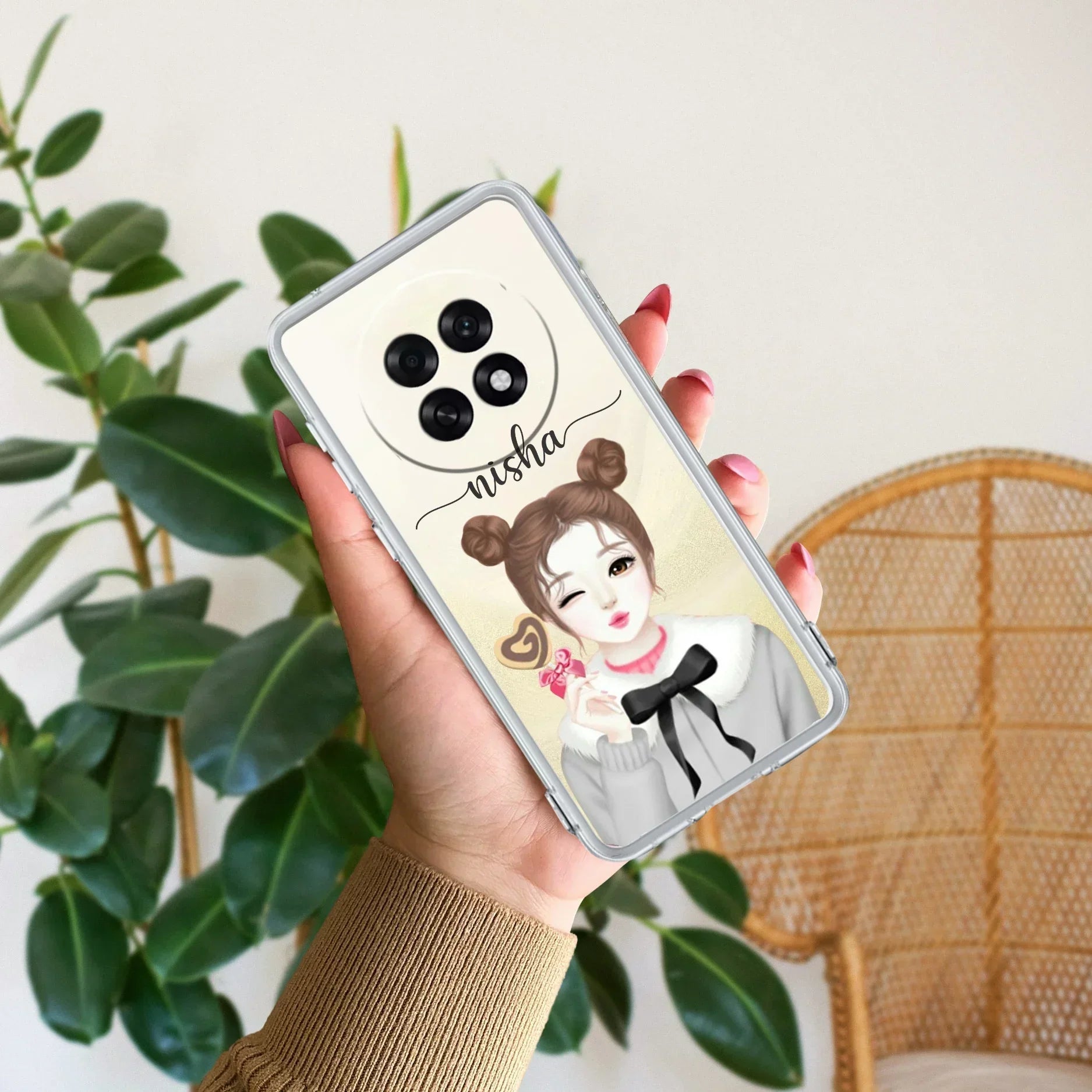 Candy Wink Customize Anti Yellow Case For Oppo F31 Pro Plus 5G