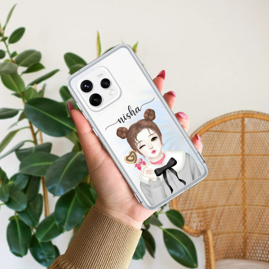 Candy Wink Customize Anti Yellow Case For Oppo Reno 15 5G