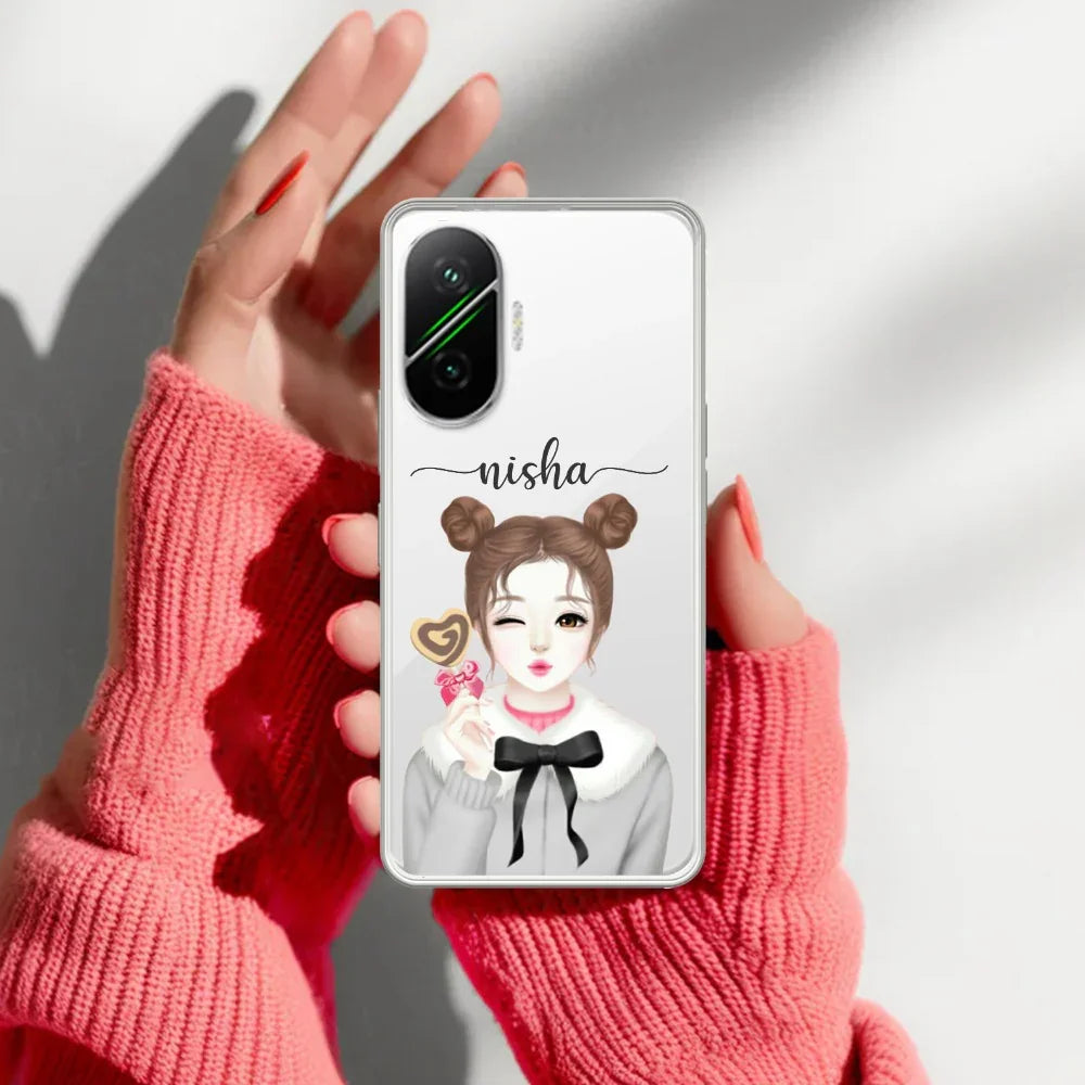 Candy Wink Customize Transparent Silicon Case For Poco - ShopOnCliQ