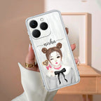 Candy Wink Customize Transparent Silicon Case For Realme P1 5G