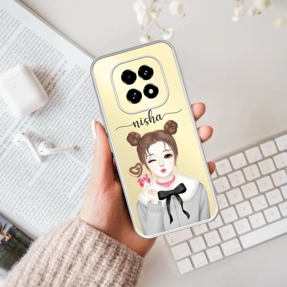 Candy Wink Customize Transparent Silicon Case For Oppo