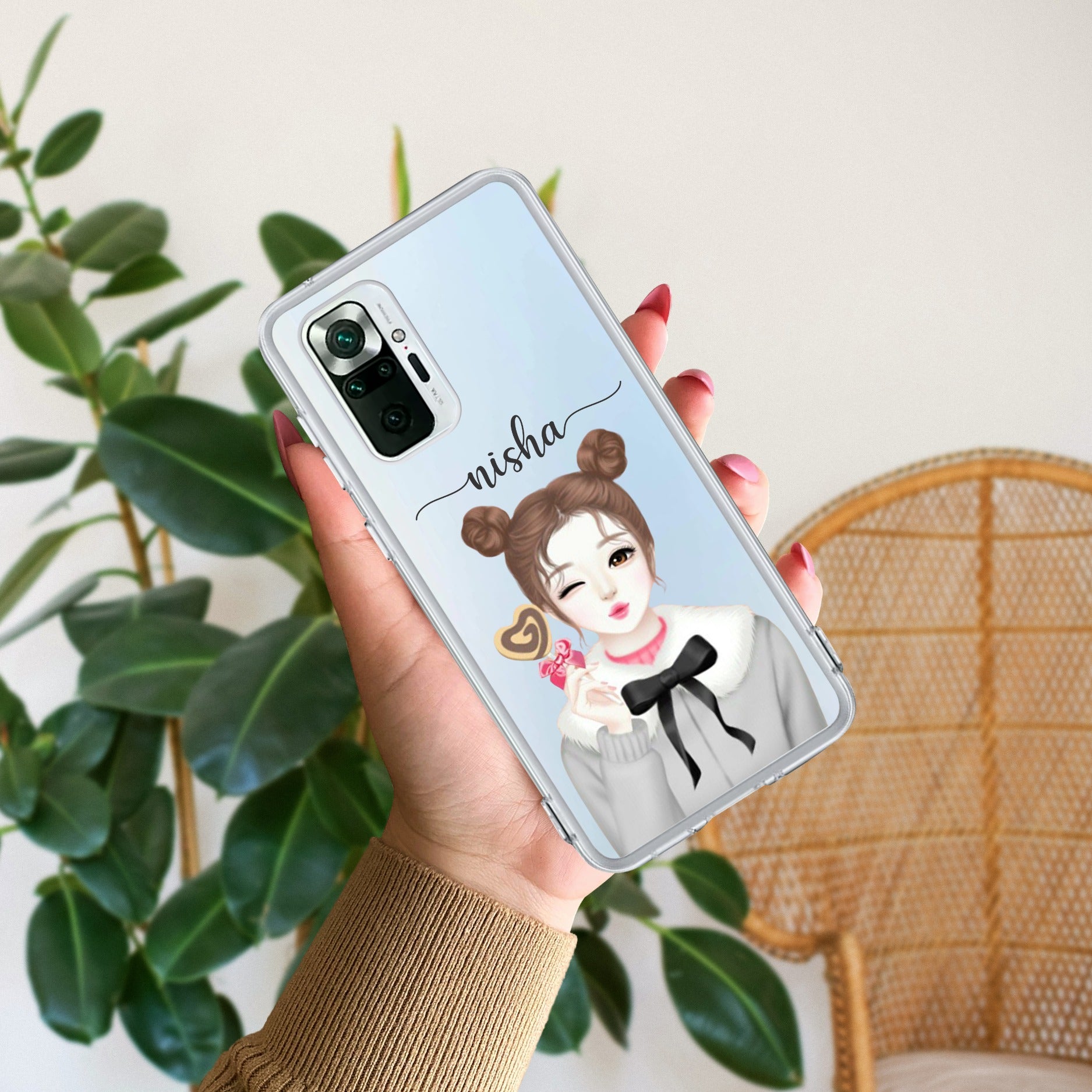 Candy Wink Customize Transparent Silicon Case For Redmi/Xiaomi