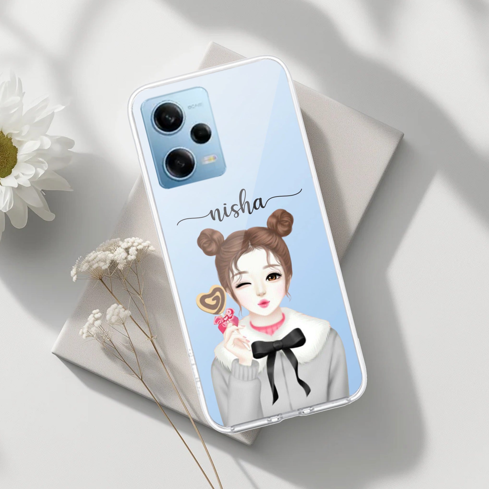 Candy Wink Customize Transparent Silicon Case For Redmi/Xiaomi