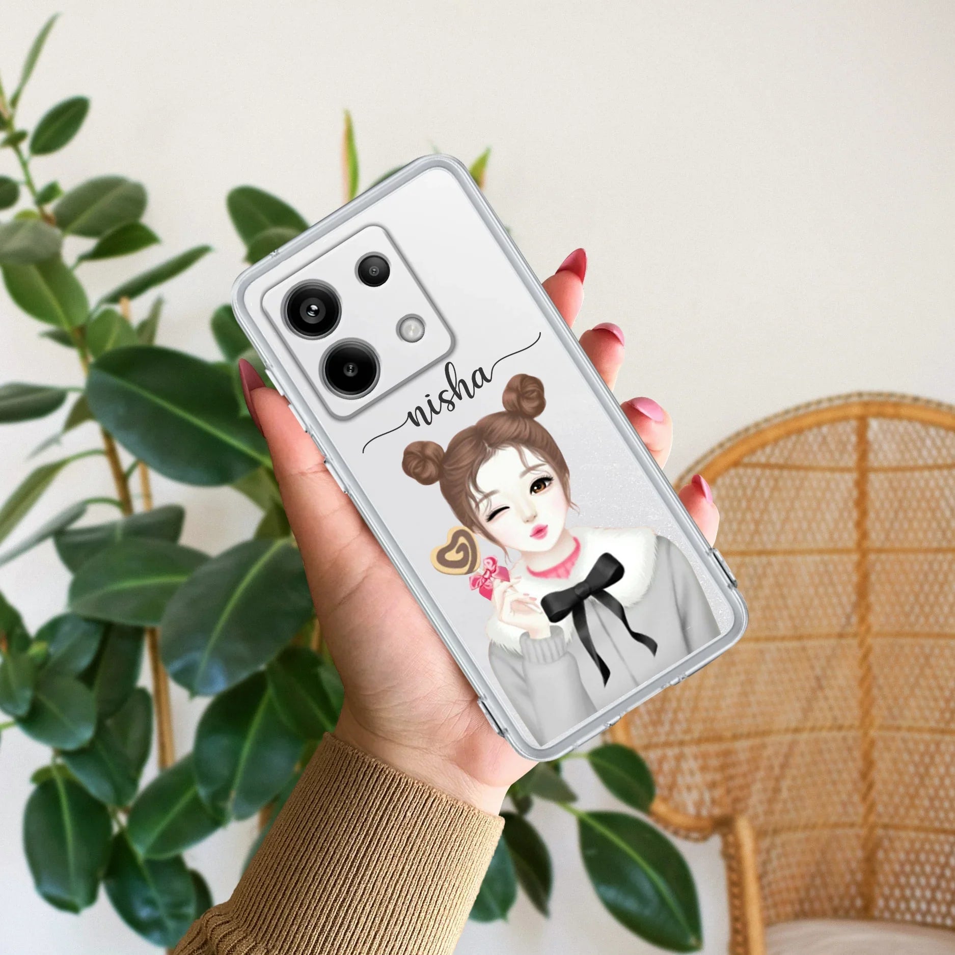 Candy Wink Customize Transparent Silicon Case For Redmi/Xiaomi - ShopOnCliQ