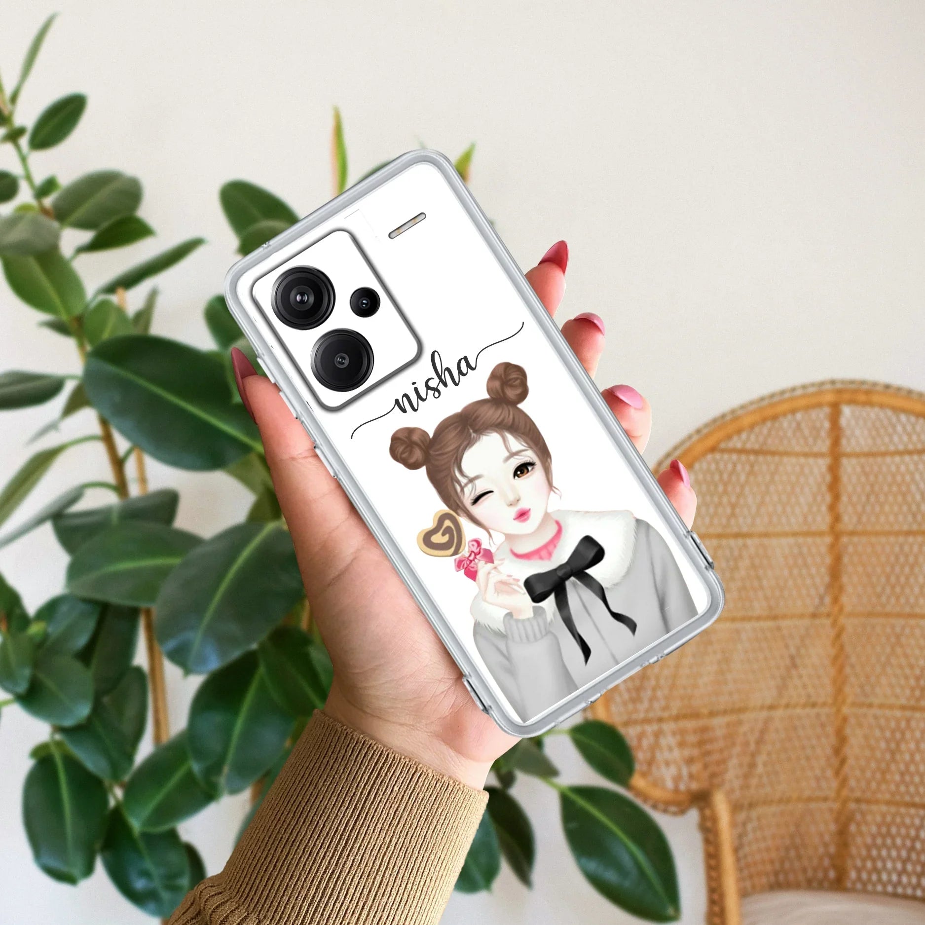 Candy Wink Customize Transparent Silicon Case For Redmi/Xiaomi - ShopOnCliQ