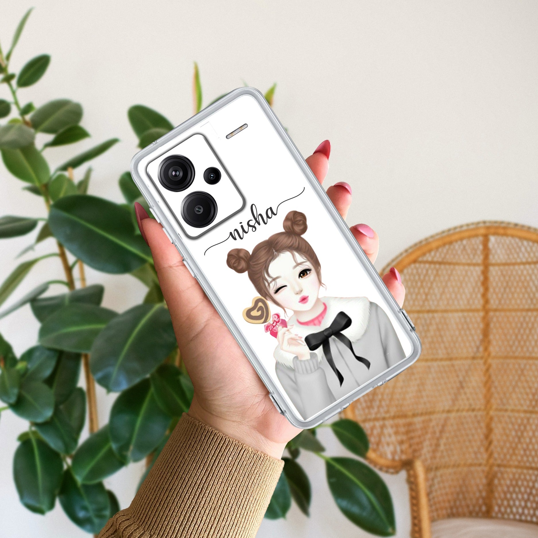 Candy Wink Customize Transparent Silicon Case For Redmi/Xiaomi