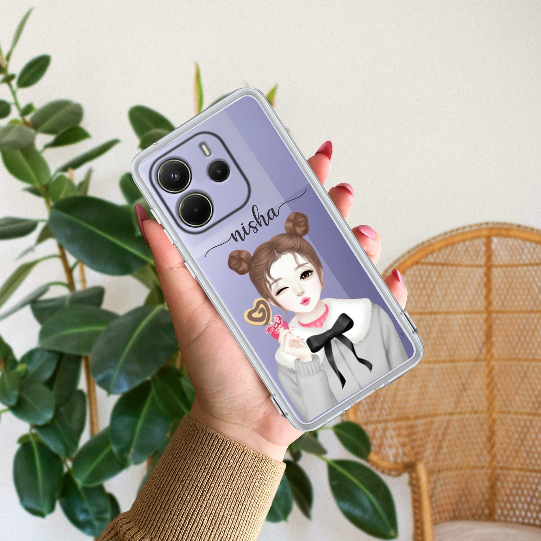 Candy Wink Customize Transparent Silicon Case For Redmi/Xiaomi