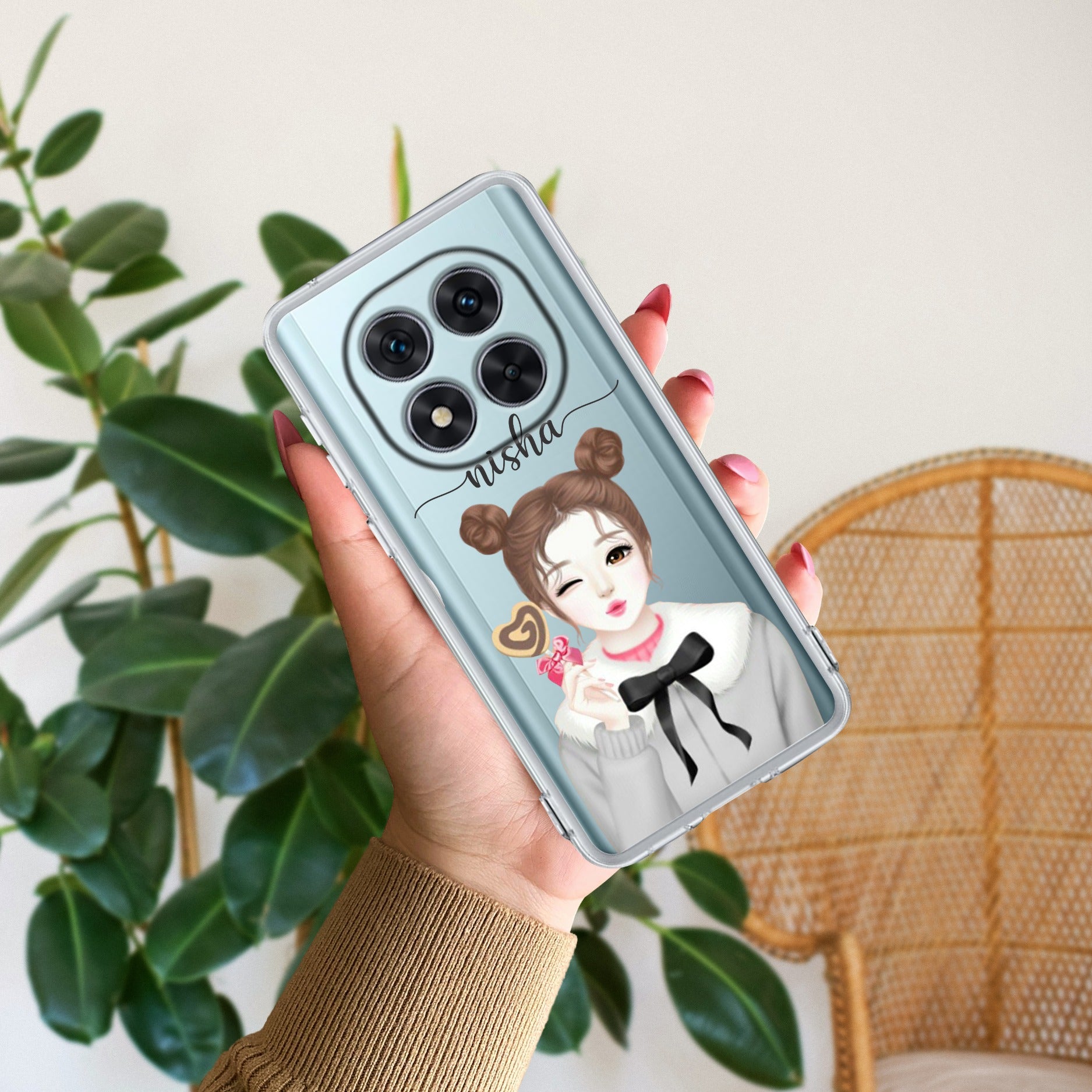 Candy Wink Customize Transparent Silicon Case For Redmi/Xiaomi