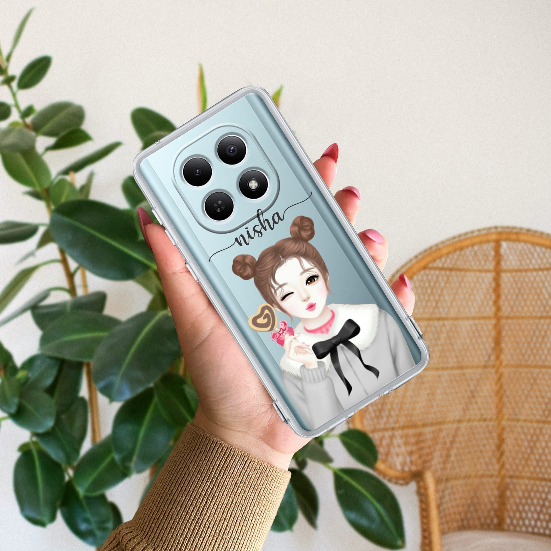 Candy Wink Customize Transparent Silicon Case For Redmi/Xiaomi
