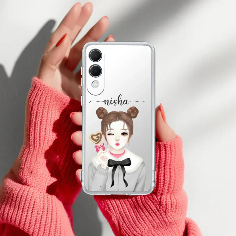 Candy Wink Customize Transparent Silicon Case For Samsung - ShopOnCliQ