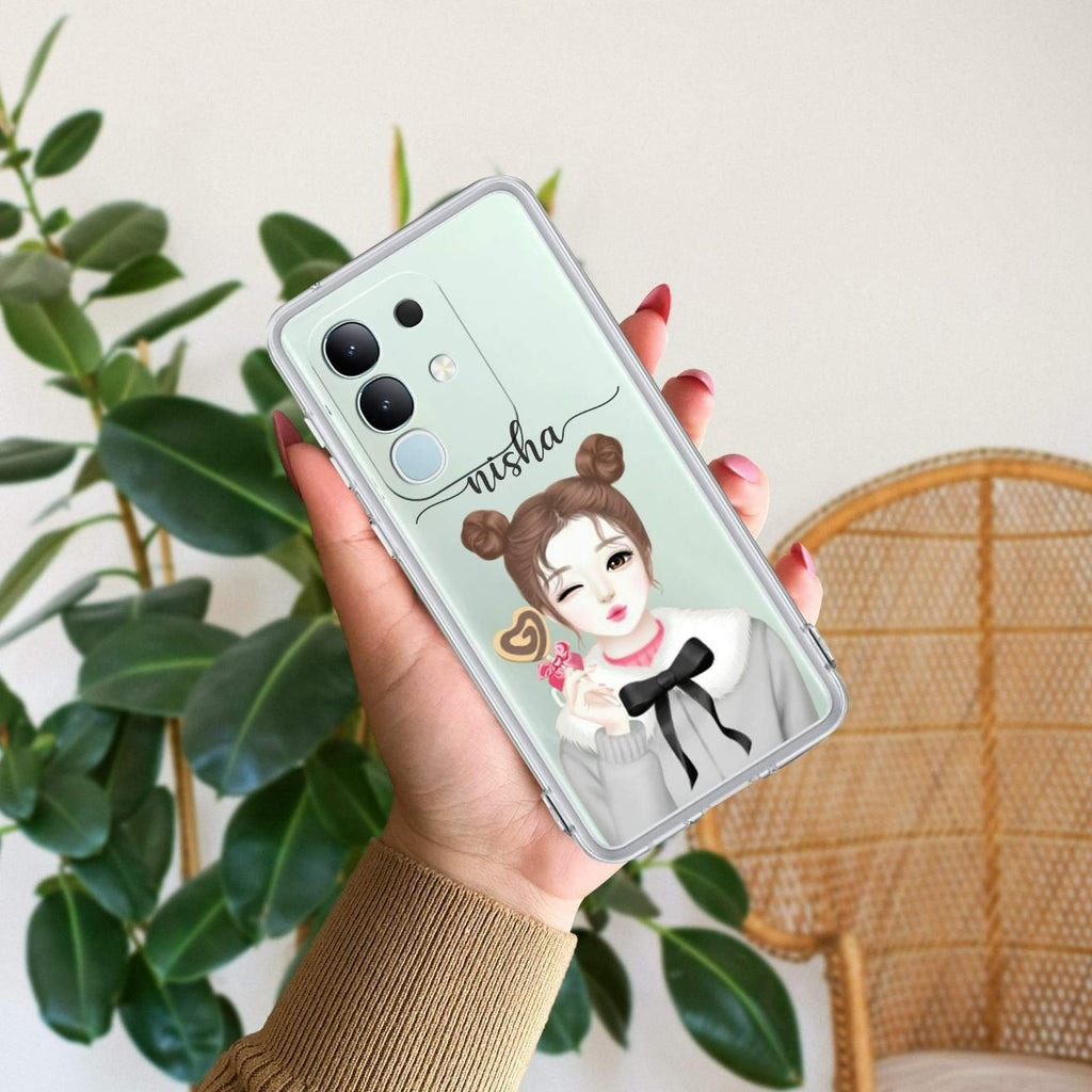 Candy Wink Customize Anti Yellow Case For Vivo Y31 Pro 5G