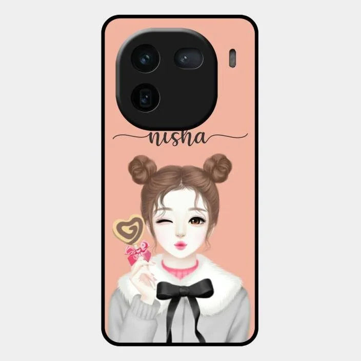 candy wink glossy metal case cover for Iqoo 12 5G