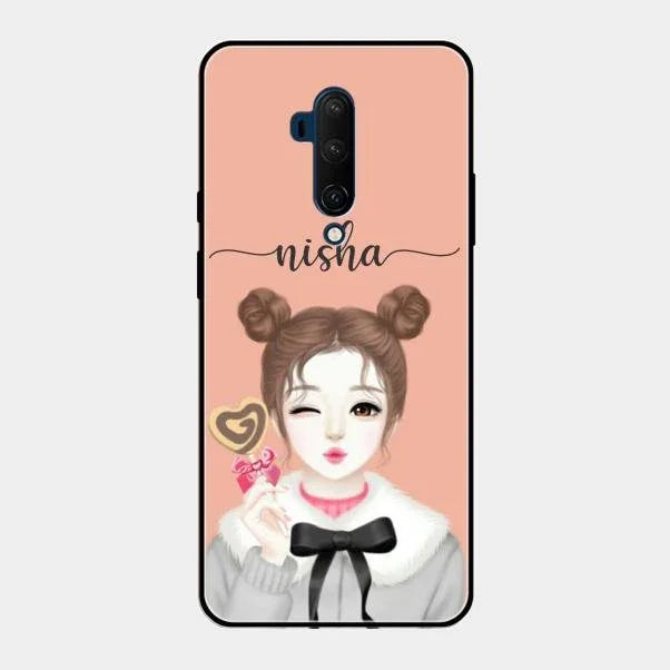 candy wink glossy metal case cover for Oneplus 7T Pro