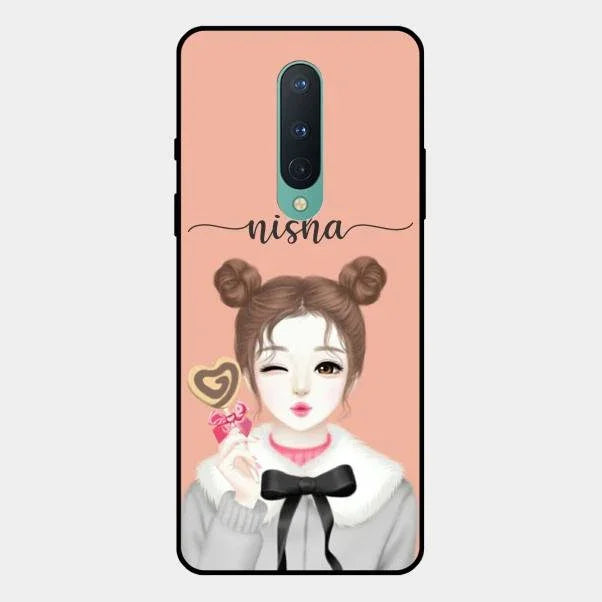 candy wink glossy metal case cover for Oneplus 8