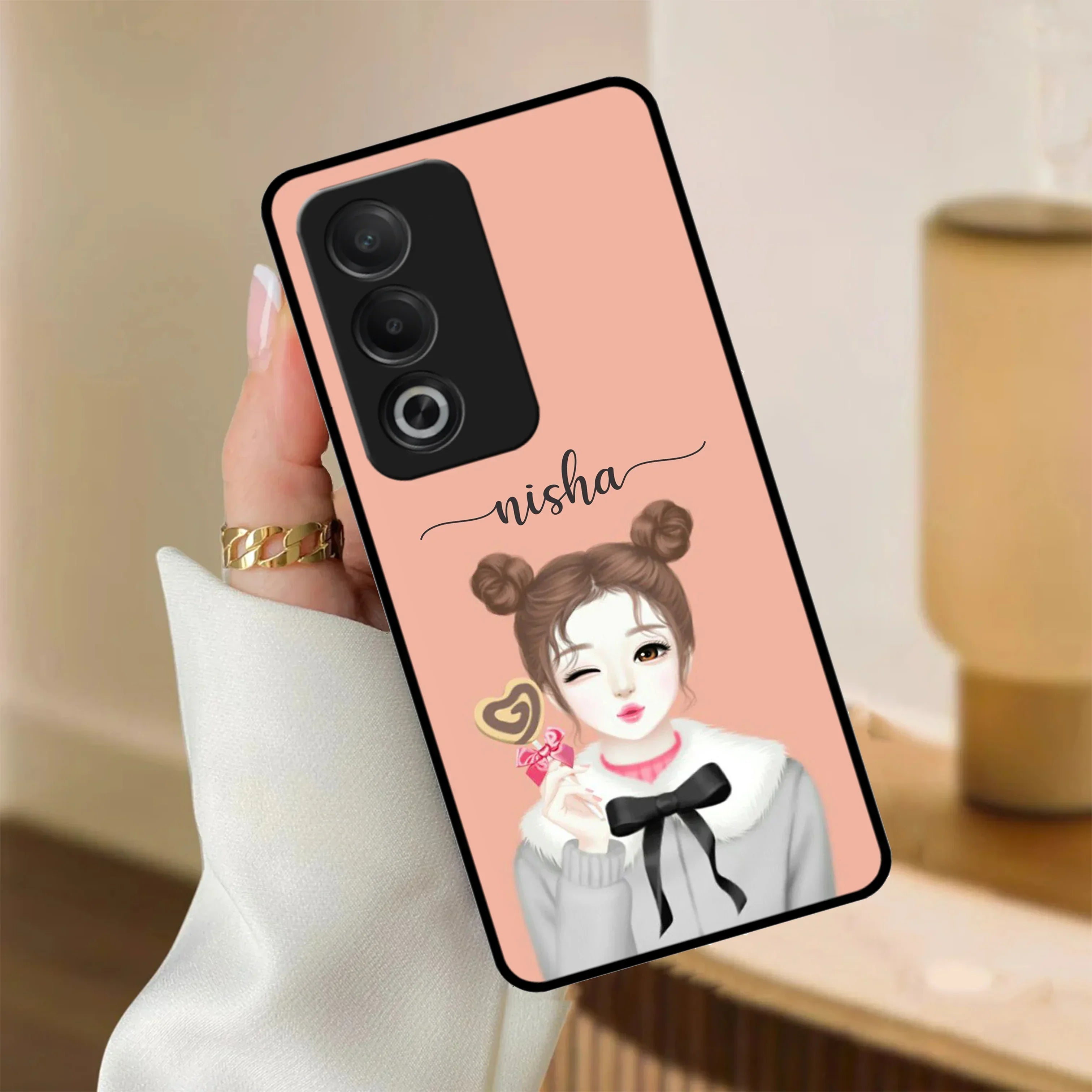 Candy Wink Glossy Metal Case Cover For Oppo - ShopOnCliQ