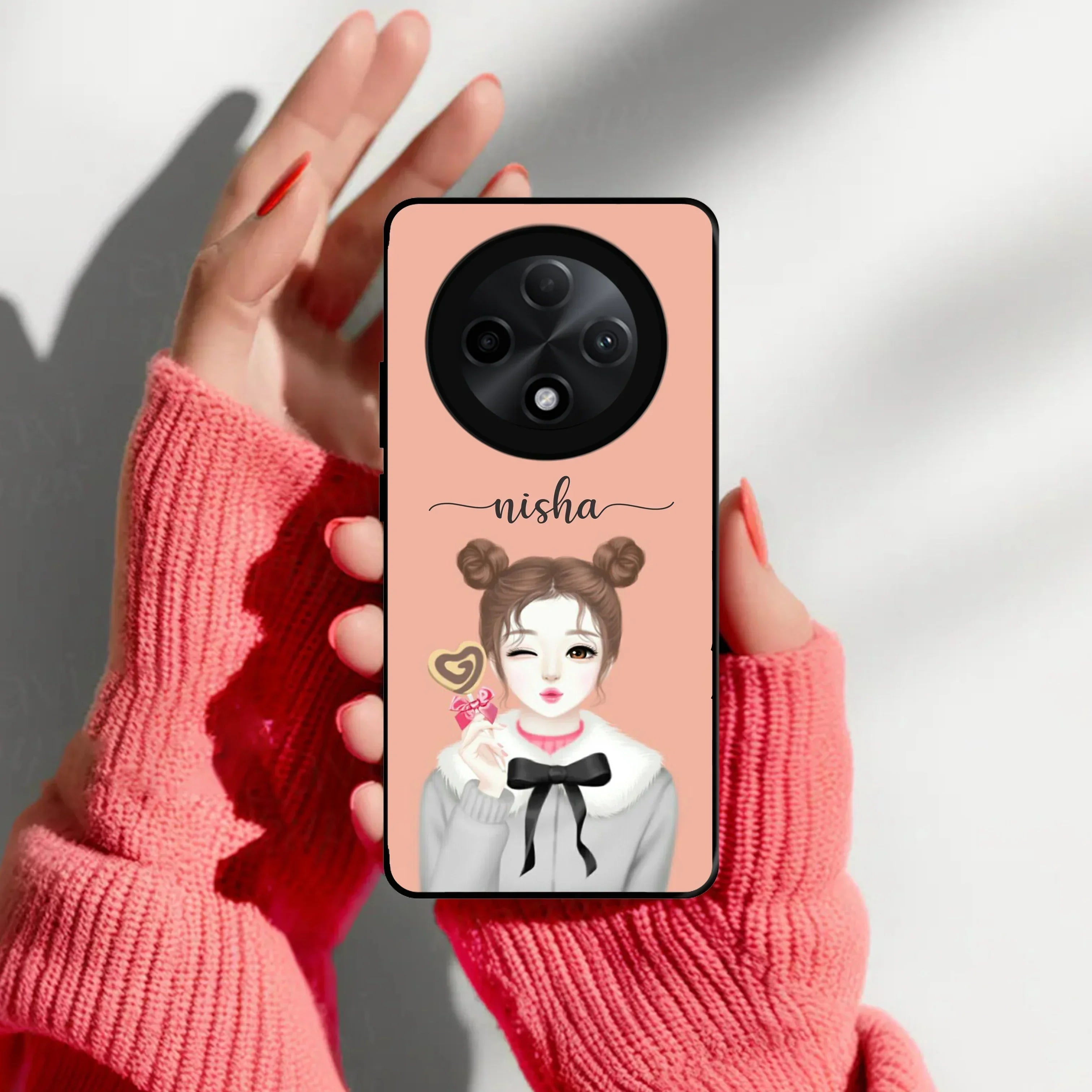 Candy Wink Glossy Metal Case Cover For Oppo - ShopOnCliQ