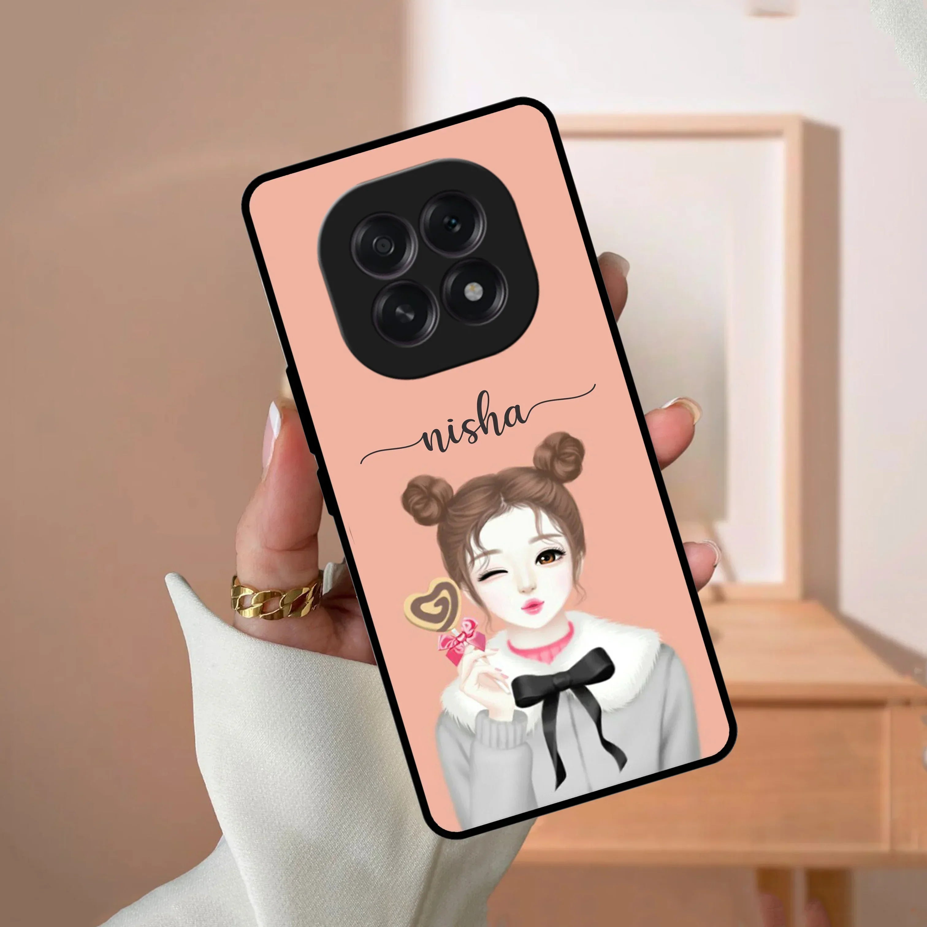 Candy Wink Glossy Metal Case Cover For Oppo - ShopOnCliQ