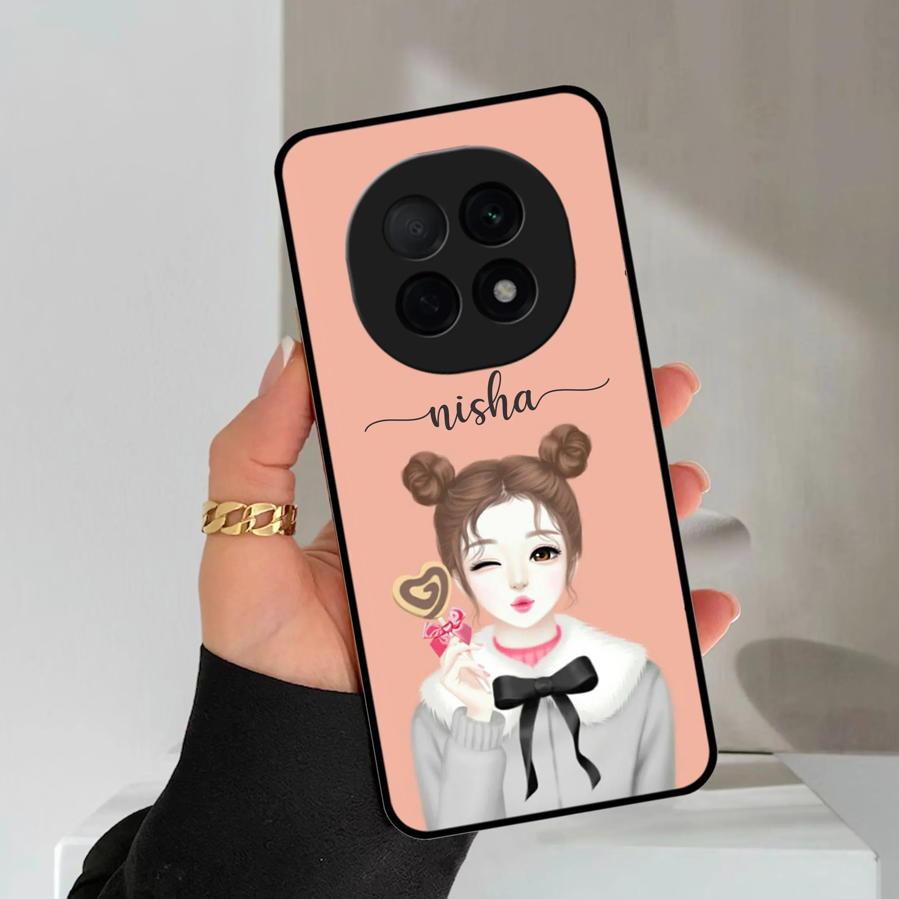 Candy Wink Glossy Metal Case Cover For Oppo - ShopOnCliQ