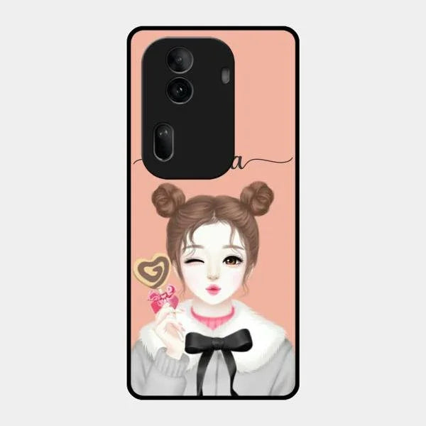 candy wink glossy metal case cover for Oppo Reno 11 Pro 5G