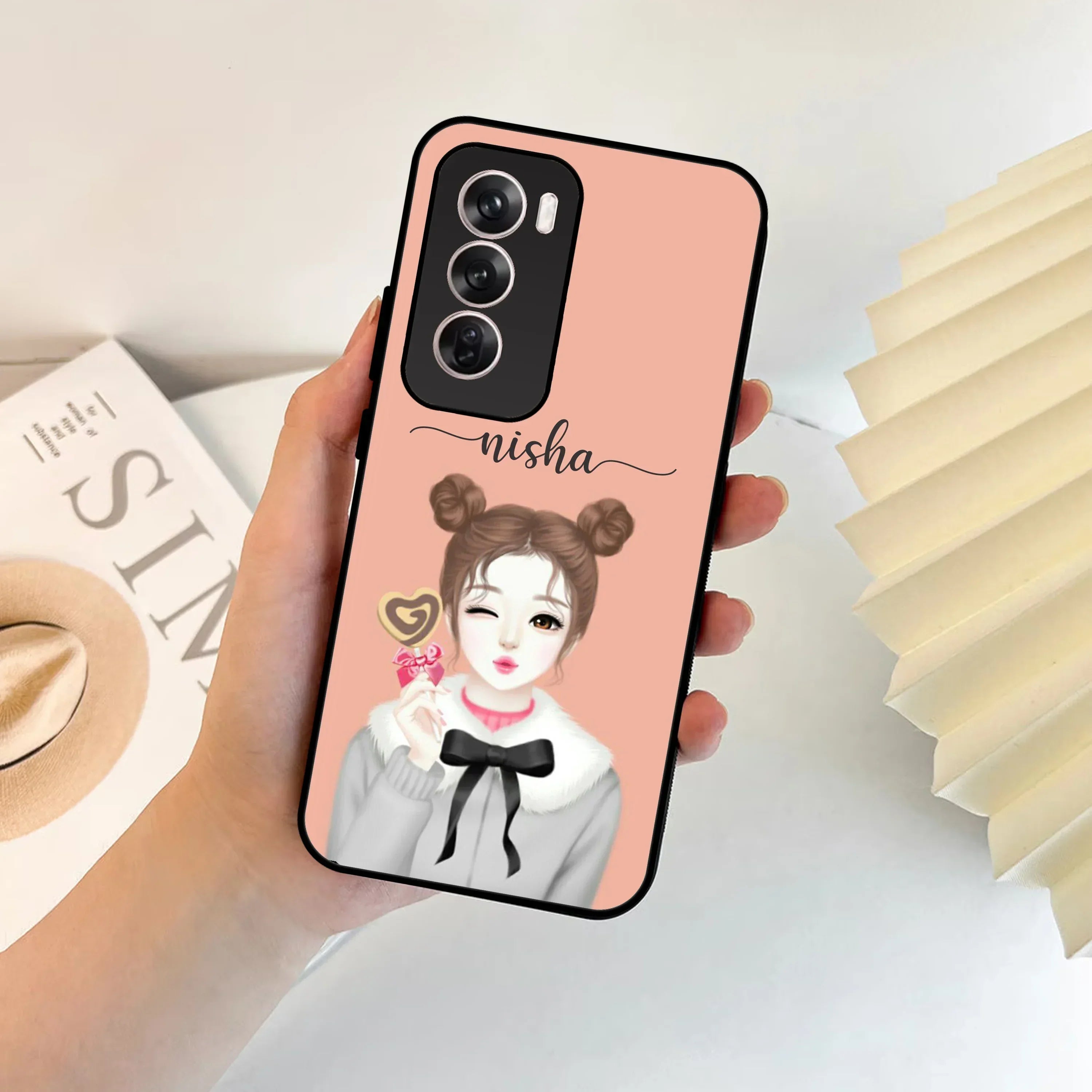 Candy Wink Glossy Metal Case Cover For Oppo - ShopOnCliQ