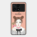 candy wink glossy metal case cover for Poco X6 Pro 5G