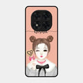 candy wink glossy metal case cover for Poco X7 5G