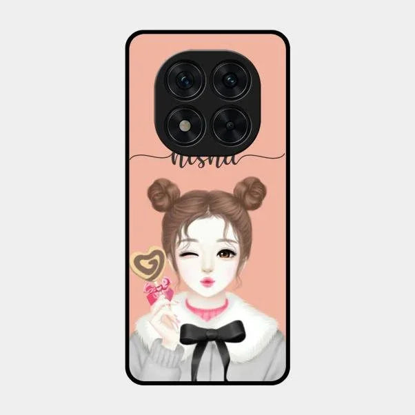 candy wink glossy metal case cover for Poco X7 5G