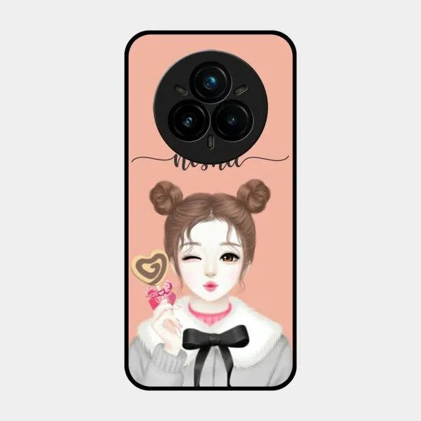 candy wink glossy metal case cover for Realme 14 Pro 5G