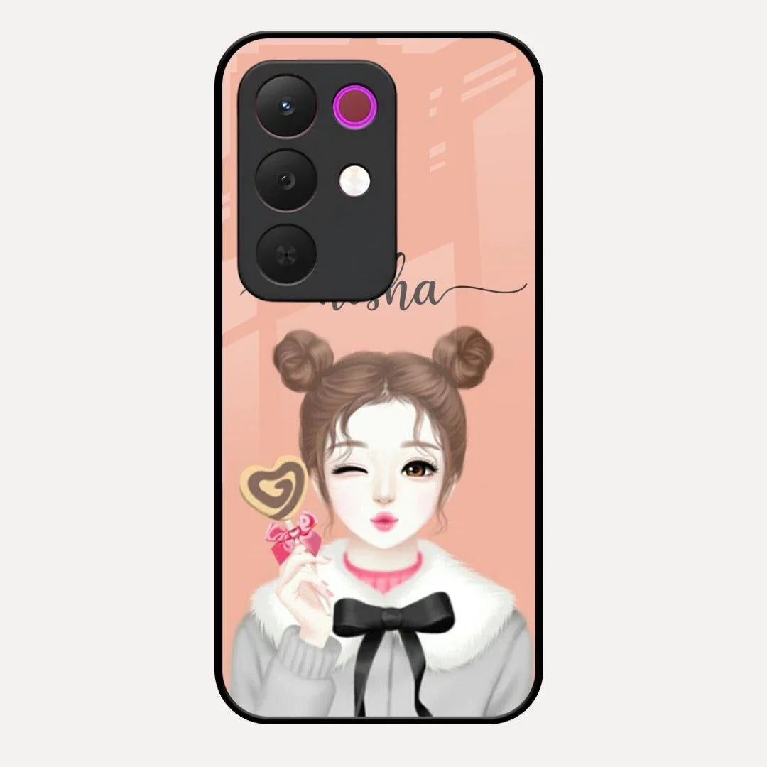 candy wink glossy metal case cover for Realme 15X 5G