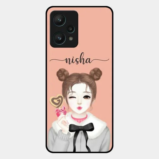 candy wink glossy metal case cover for Realme 9 Pro 5G