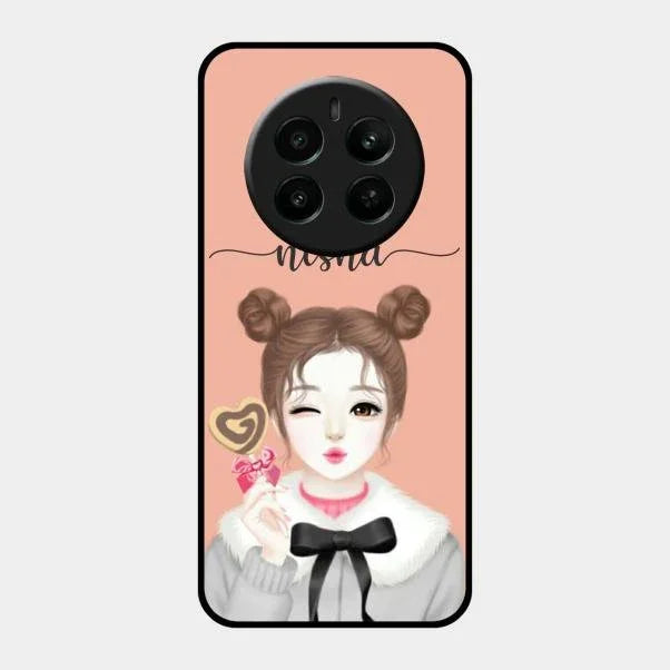 candy wink glossy metal case cover for Realme Narzo 70 5G