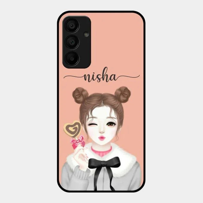 candy wink glossy metal case cover for Samsung Galaxy F15 5G