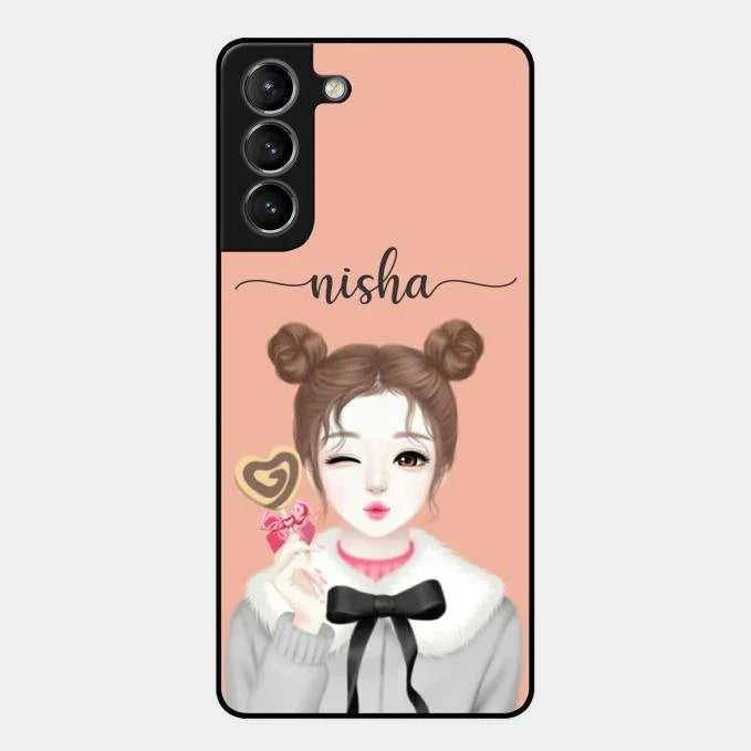 candy wink glossy metal case cover for Samsung Galaxy S21 Plus