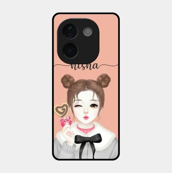 candy wink glossy metal case cover for Vivo T3 Pro 5G