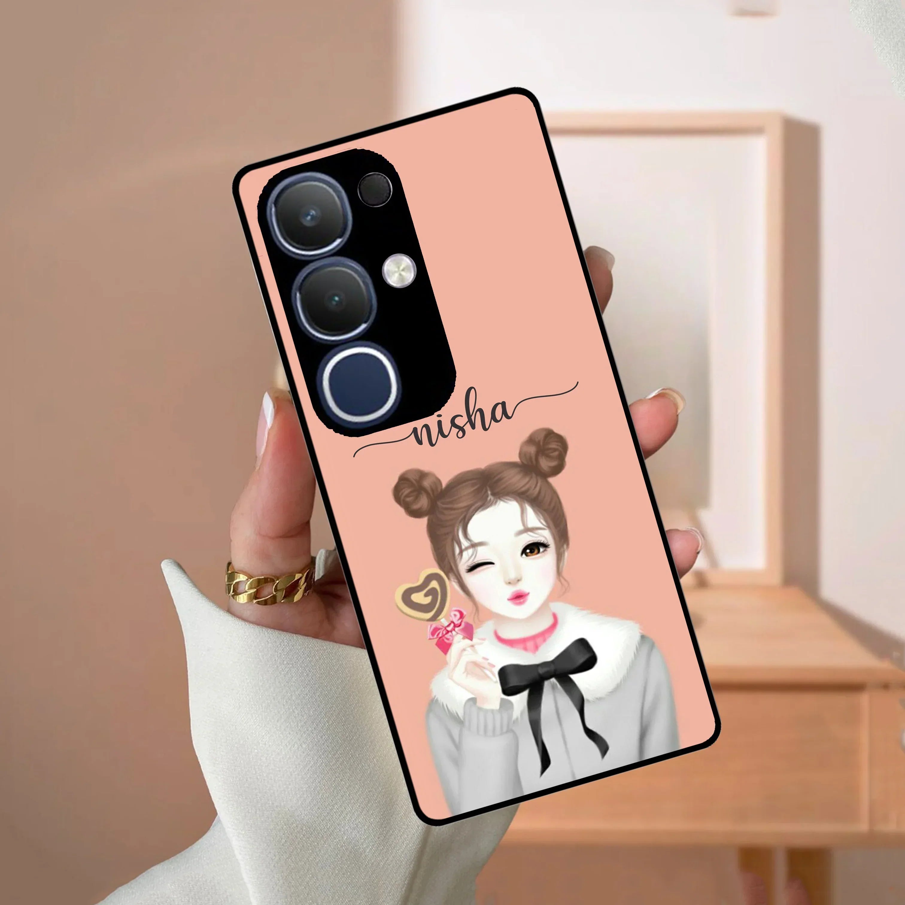 Candy Wink Glossy Metal Case Cover For Vivo - ShopOnCliQ