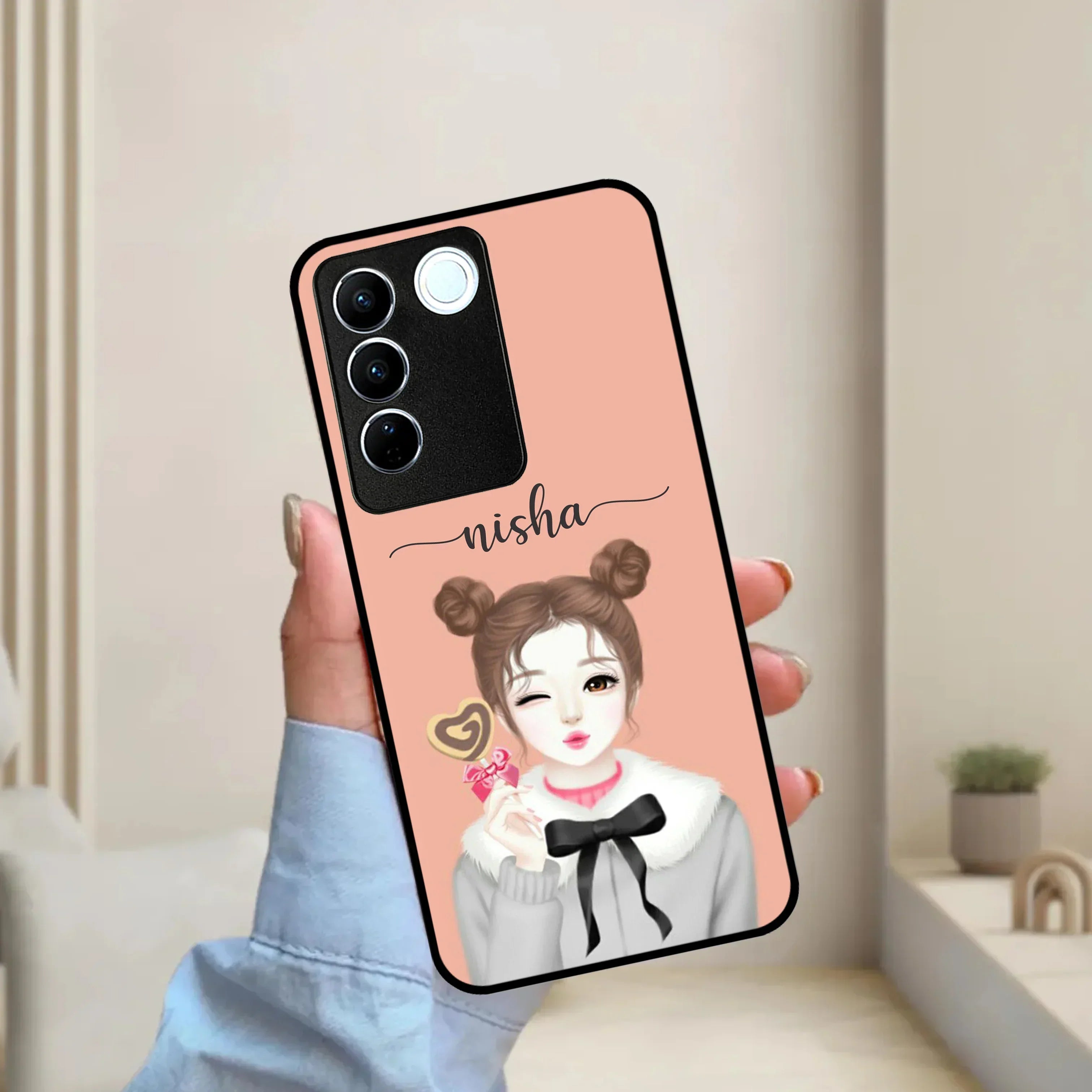 Candy Wink Glossy Metal Case Cover For Vivo - ShopOnCliQ