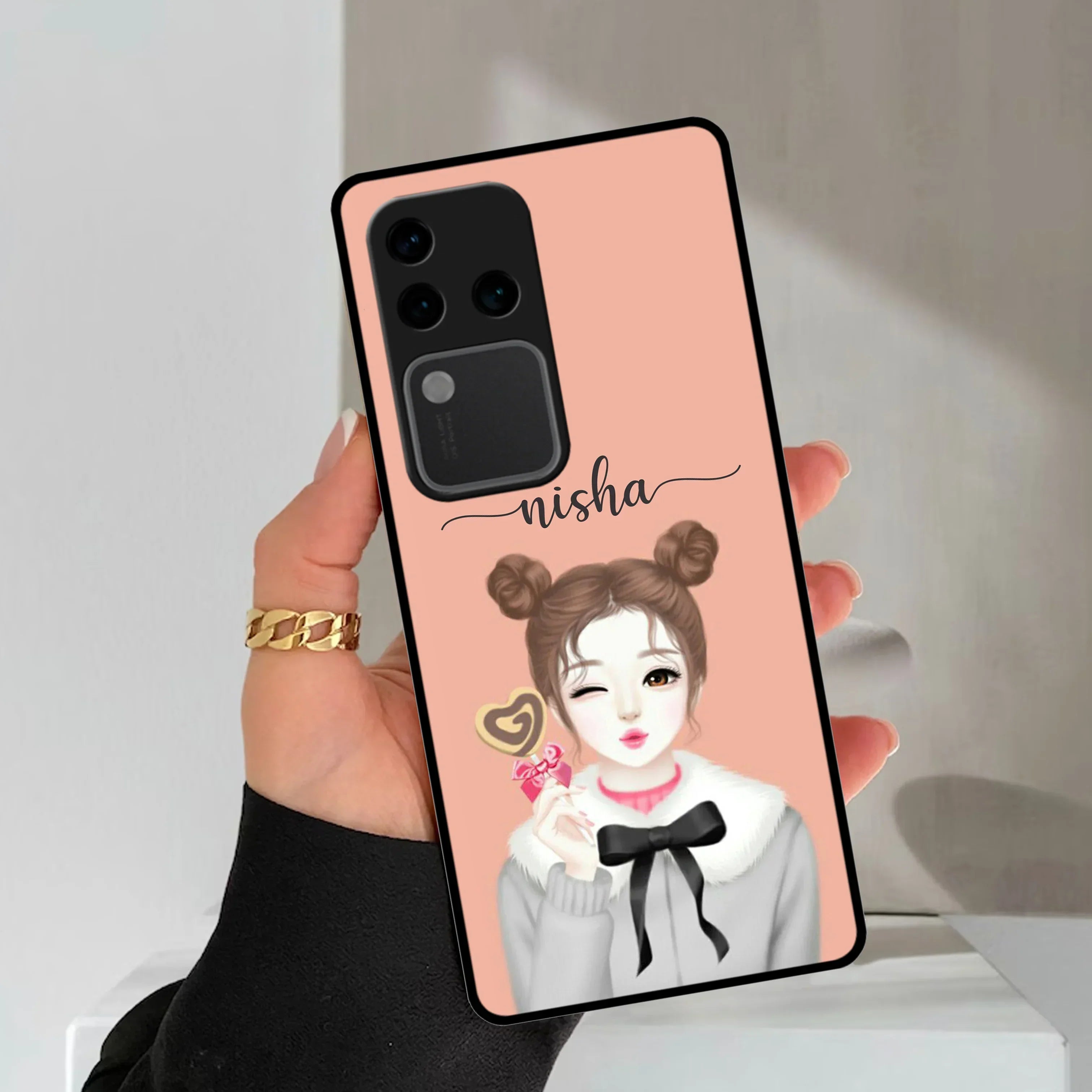 Candy Wink Glossy Metal Case Cover For Vivo - ShopOnCliQ