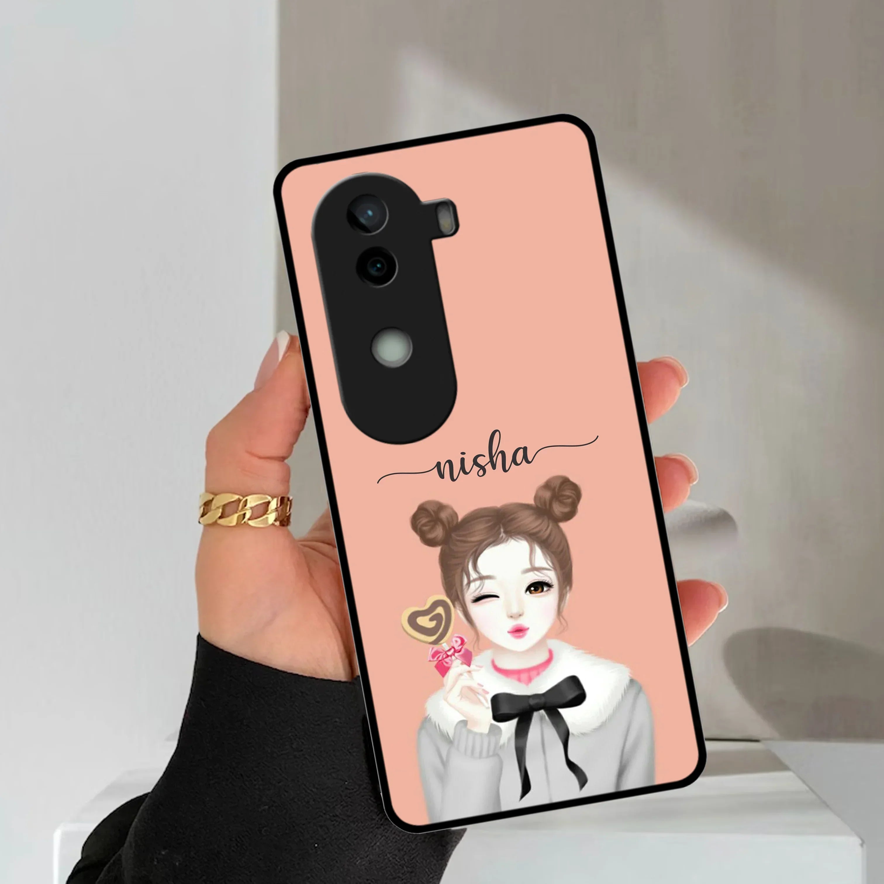 Candy Wink Glossy Metal Case Cover For Vivo - ShopOnCliQ