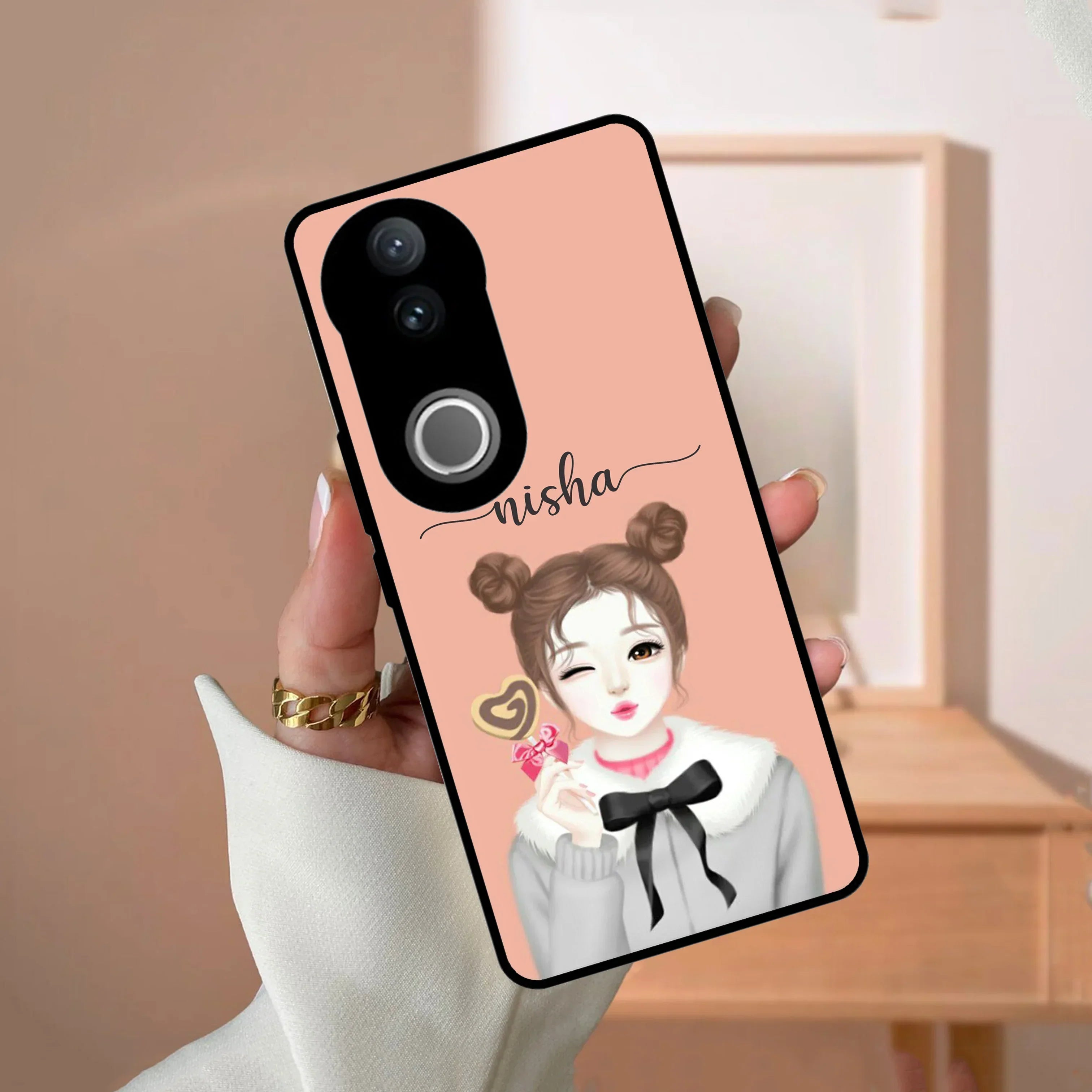 Candy Wink Glossy Metal Case Cover For Vivo - ShopOnCliQ