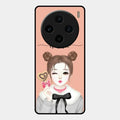 candy wink glossy metal case cover for Vivo X100 5G