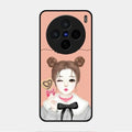 candy wink glossy metal case cover for Vivo X200 5G