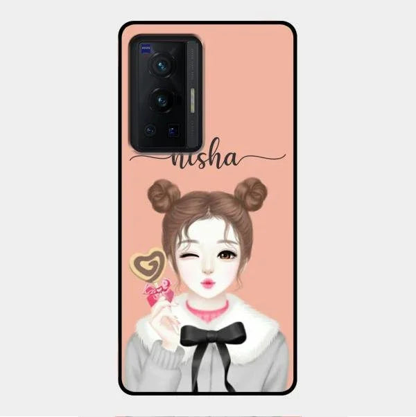 candy wink glossy metal case cover for Vivo X70 Pro 5G