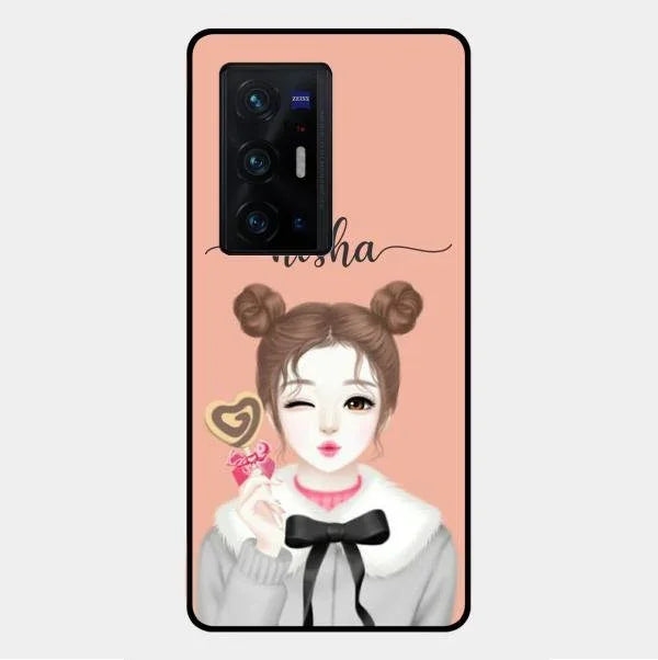 candy wink glossy metal case cover for Vivo X70 Pro Plus 5G