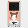 candy wink glossy metal case cover for Vivo X80 Pro 5G