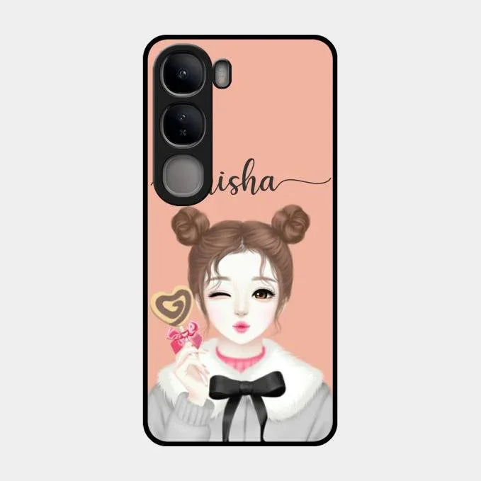candy wink glossy metal case cover for Vivo Y300 5G